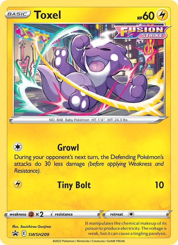 Toxel #SWSH209 – SWSH Black Star Promos card