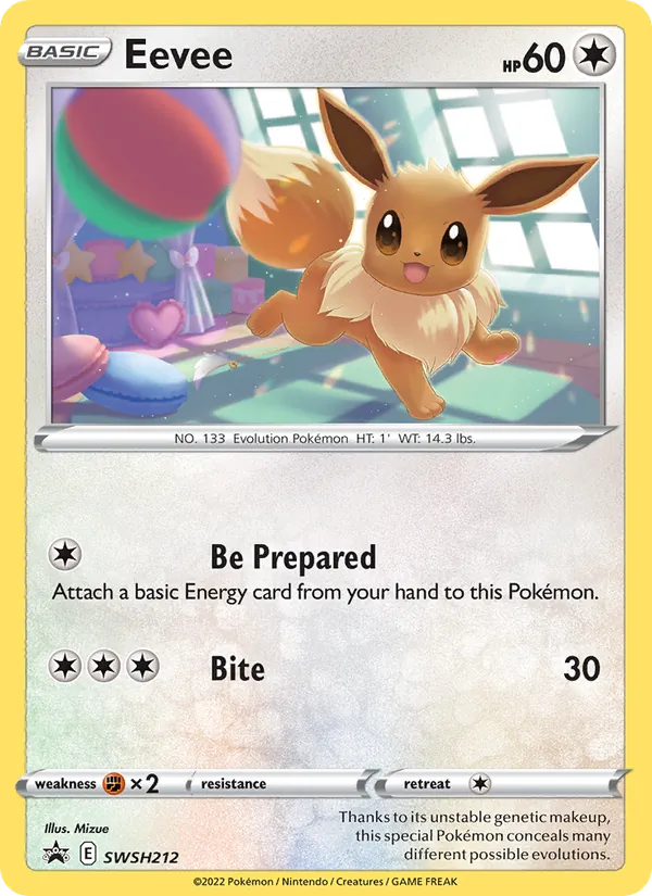 Eevee #SWSH212 – SWSH Black Star Promos card