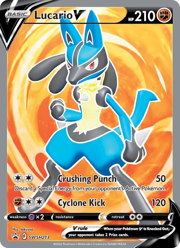 Lucario V #SWSH213 – SWSH Black Star Promos card