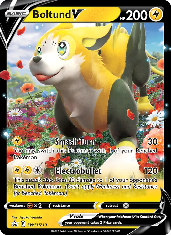 Boltund V #SWSH219 – SWSH Black Star Promos card