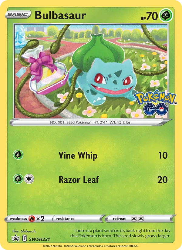 Bulbasaur #SWSH231 – SWSH Black Star Promos card
