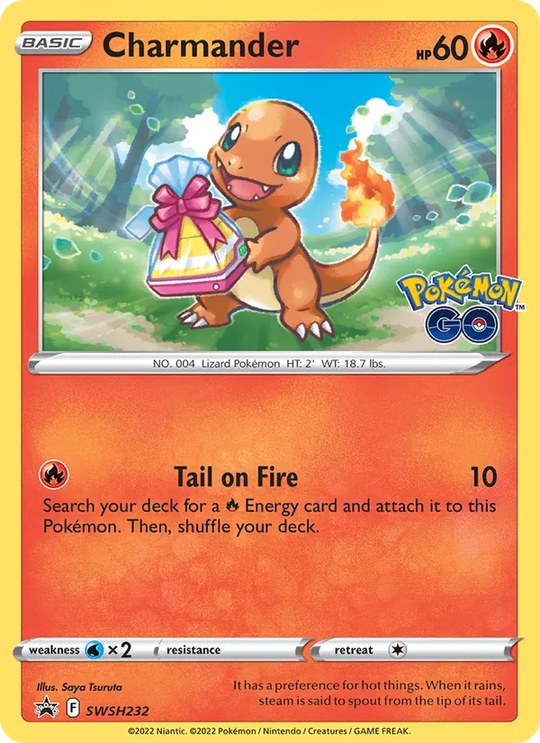 Charmander #SWSH232 – SWSH Black Star Promos card