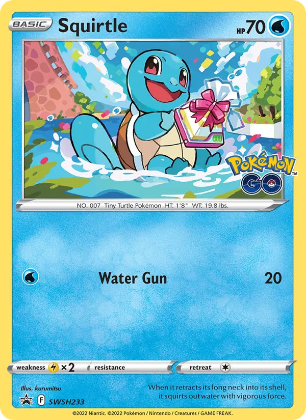 Squirtle #SWSH233 – SWSH Black Star Promos card