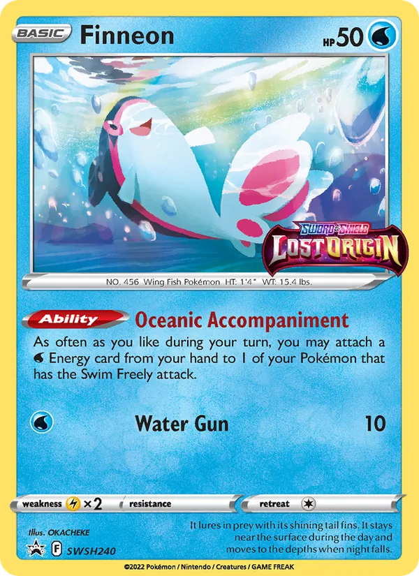 Finneon #SWSH240 – SWSH Black Star Promos card