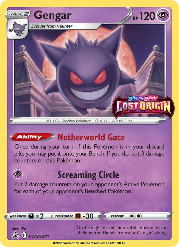 Gengar #SWSH241 – SWSH Black Star Promos card