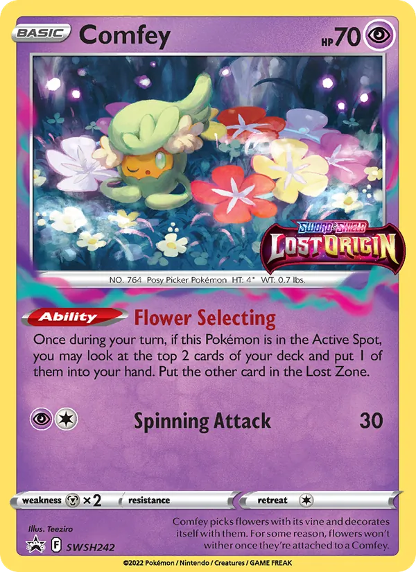 Comfey #SWSH242 – SWSH Black Star Promos card