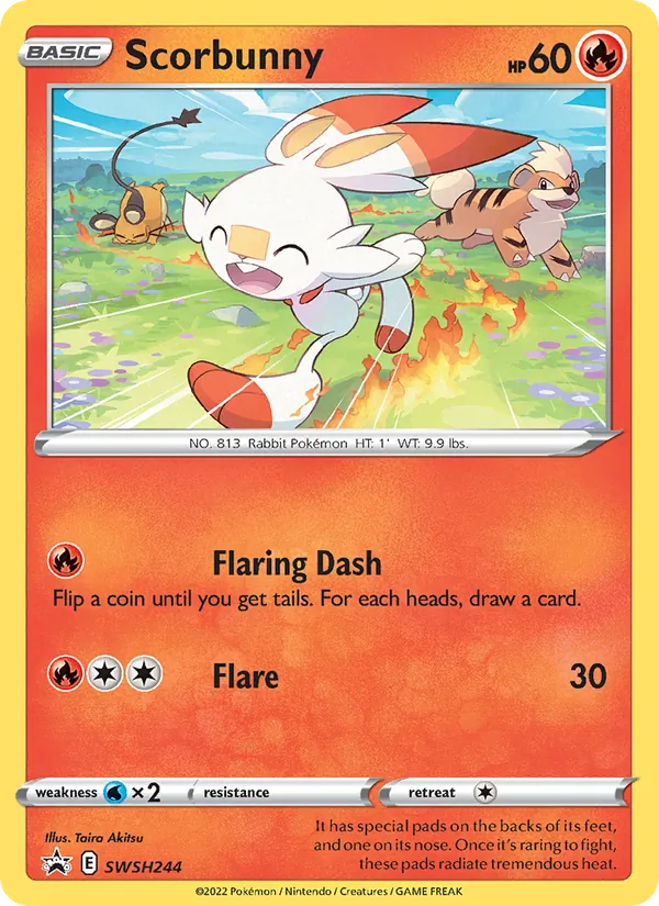 Scorbunny #SWSH244 – SWSH Black Star Promos card