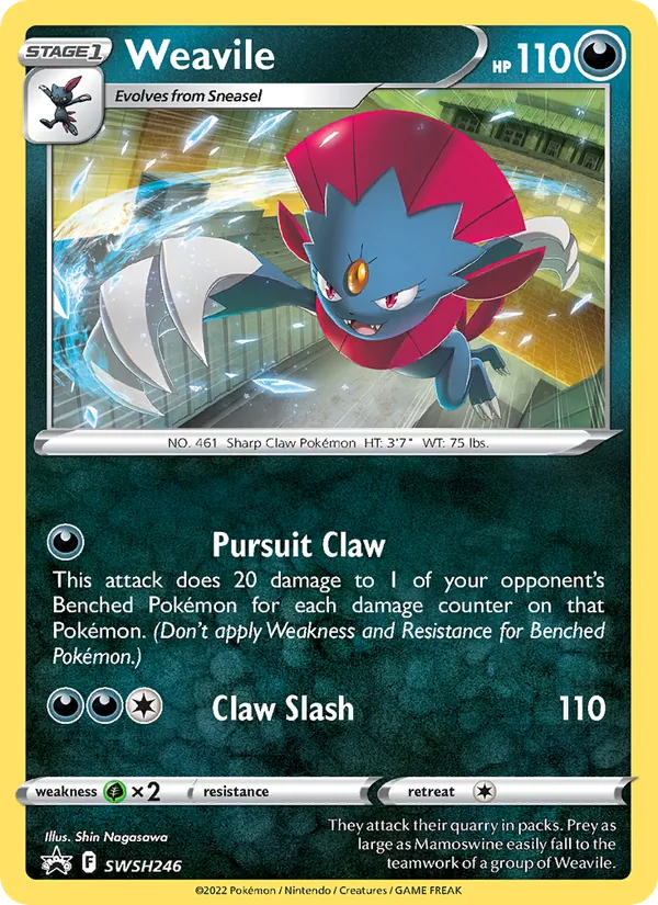 Weavile #SWSH246 – SWSH Black Star Promos card