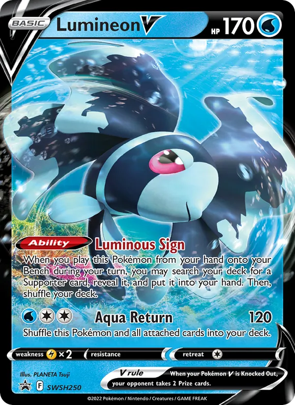 Lumineon V #SWSH250 – SWSH Black Star Promos card