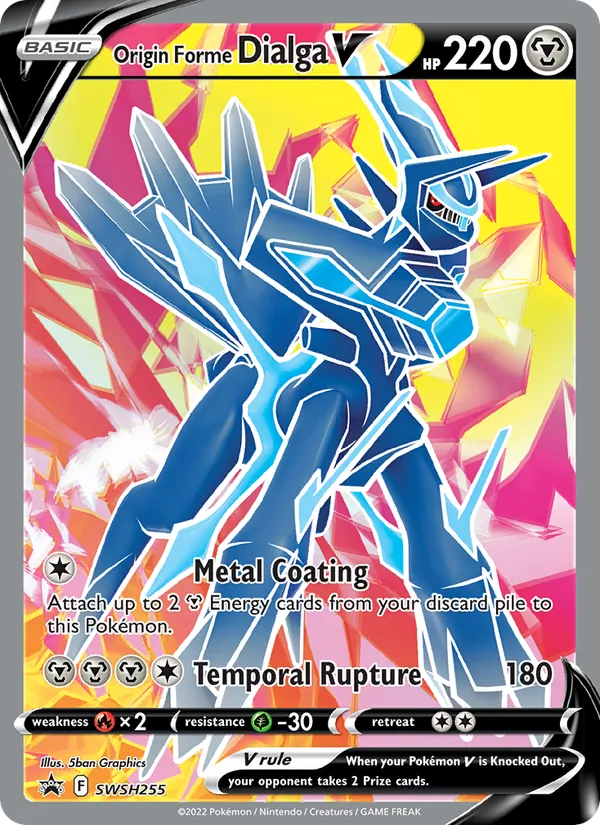 Origin Forme Dialga V #SWSH255 – SWSH Black Star Promos card