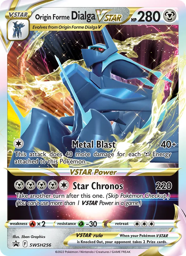 Origin Forme Dialga VSTAR #SWSH256 – SWSH Black Star Promos card