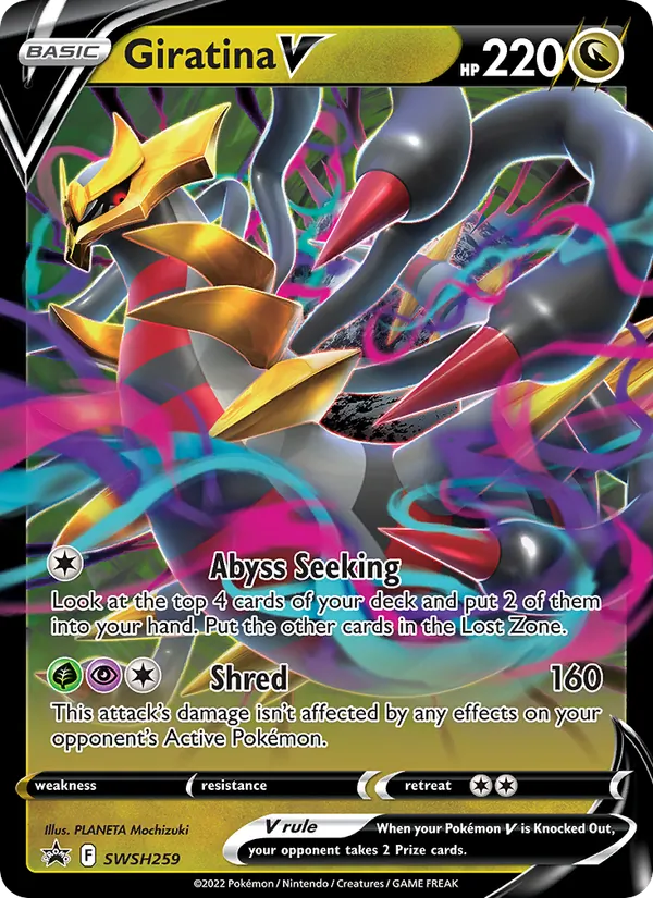 Giratina V #SWSH259 – SWSH Black Star Promos card