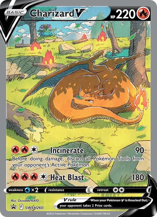 Charizard V #SWSH260 – SWSH Black Star Promos card