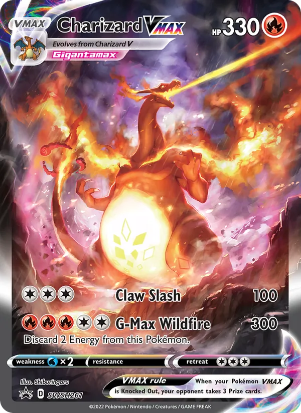 Charizard VMAX #SWSH261 – SWSH Black Star Promos card