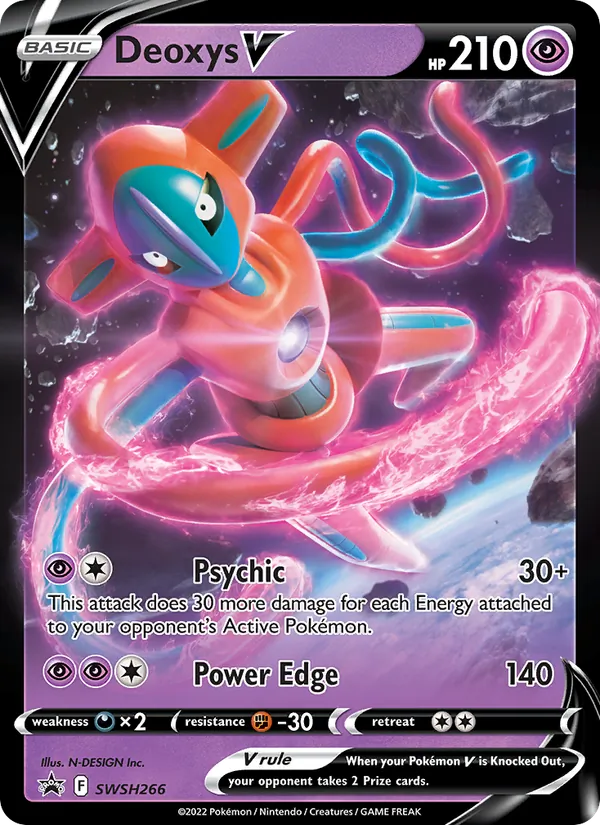 Deoxys V #SWSH266 – SWSH Black Star Promos card