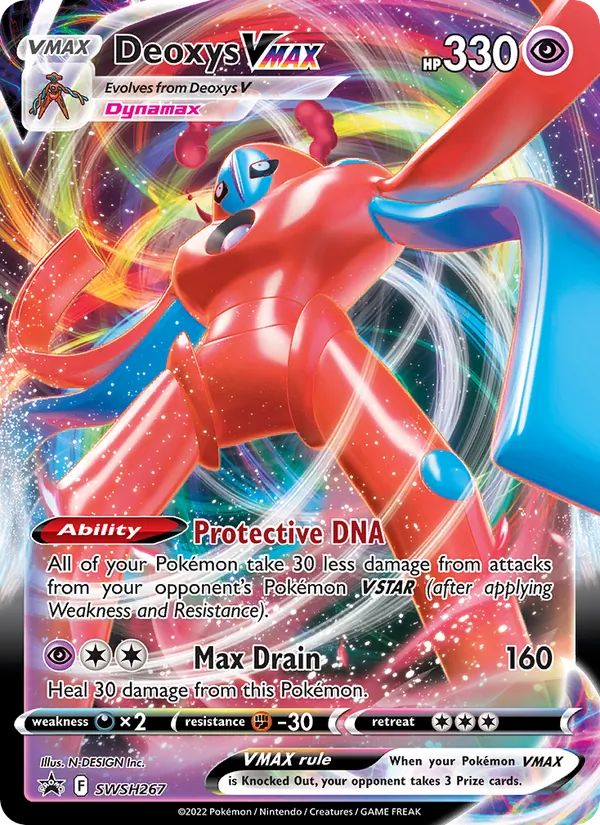 Deoxys VMAX #SWSH267 – SWSH Black Star Promos card