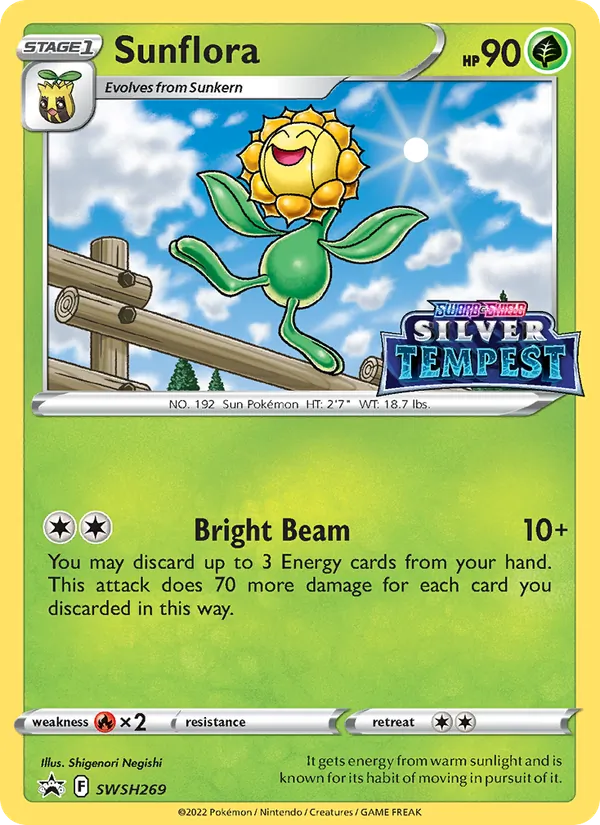 Sunflora #SWSH269 – SWSH Black Star Promos card