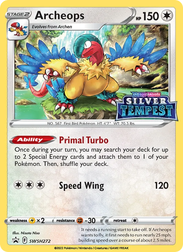 Archeops #SWSH272 – SWSH Black Star Promos card