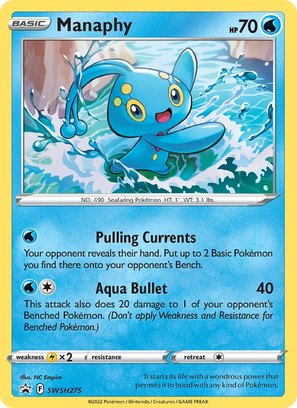 Manaphy #SWSH275 – SWSH Black Star Promos card