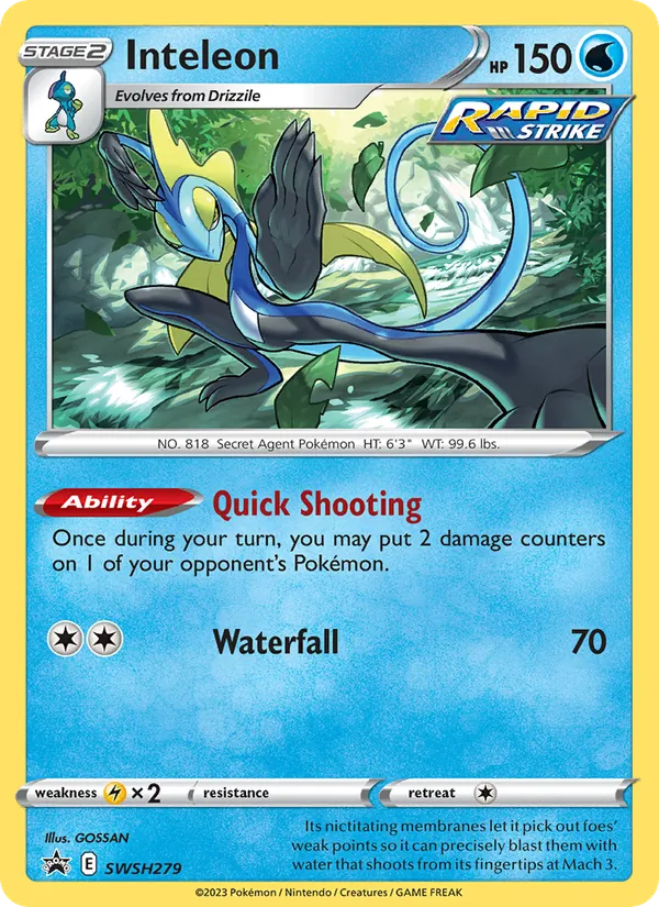 Inteleon #SWSH279 – SWSH Black Star Promos card