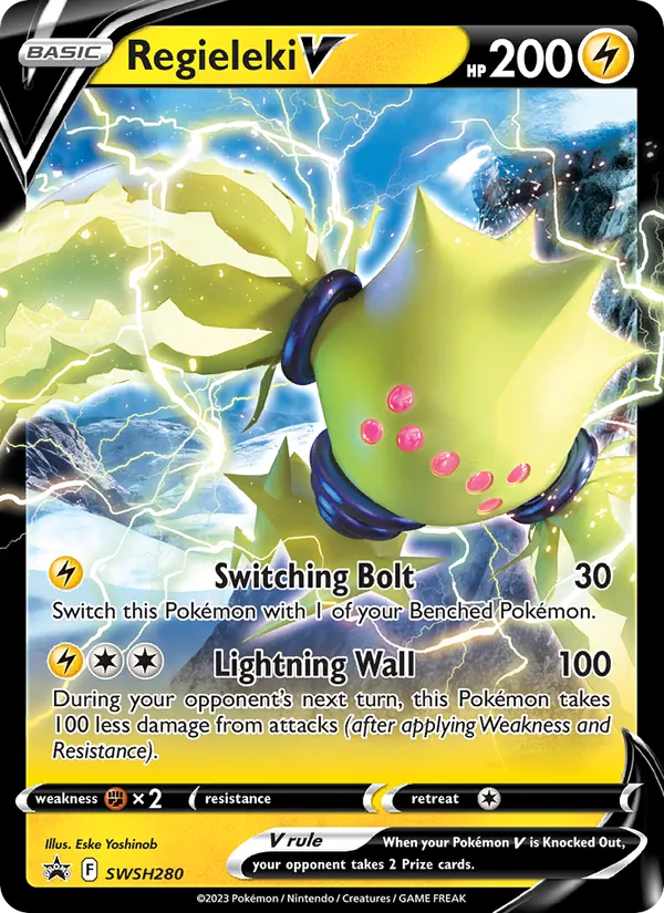 Regieleki V #SWSH280 – SWSH Black Star Promos card