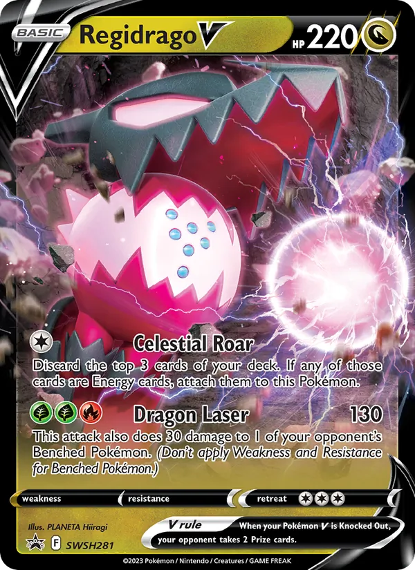 Regidrago V #SWSH281 – SWSH Black Star Promos card