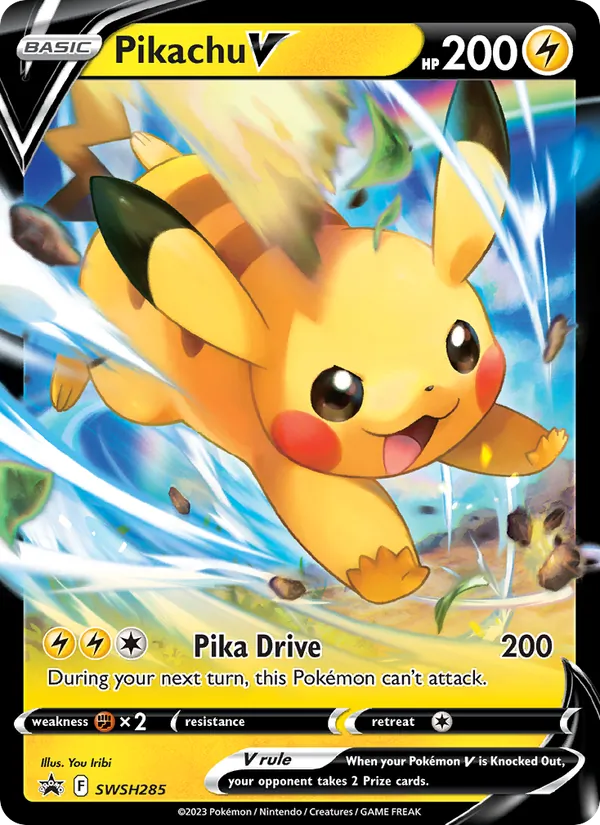 Pikachu V #SWSH285 – SWSH Black Star Promos card