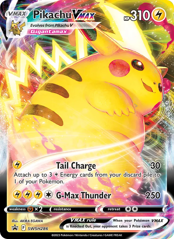 Pikachu VMAX #SWSH286 – SWSH Black Star Promos card