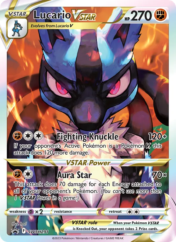 Lucario VSTAR #SWSH291 – SWSH Black Star Promos card