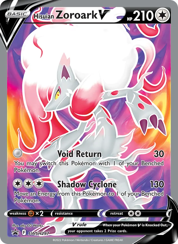 Hisuian Zoroark V #SWSH297 – SWSH Black Star Promos card