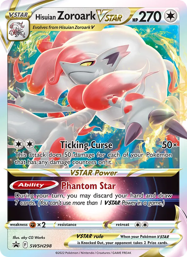Hisuian Zoroark VSTAR #SWSH298 – SWSH Black Star Promos card