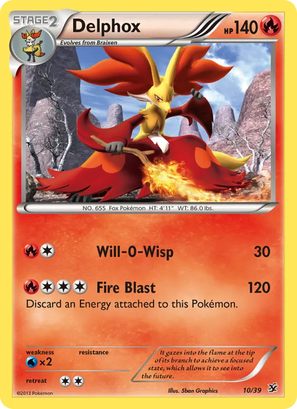 Delphox #10 – Kalos Starter Set card