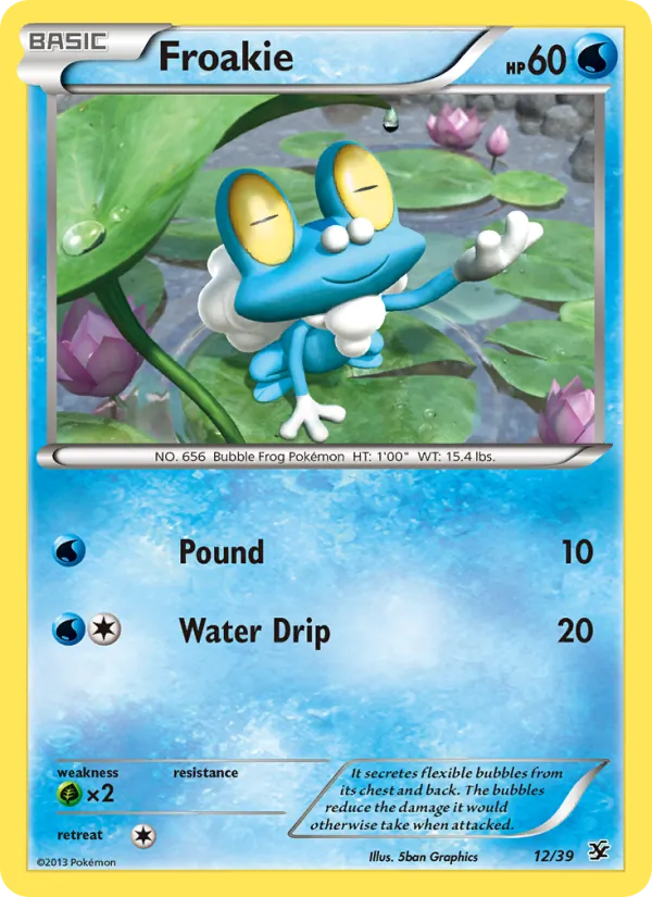 Froakie #12 – Kalos Starter Set card