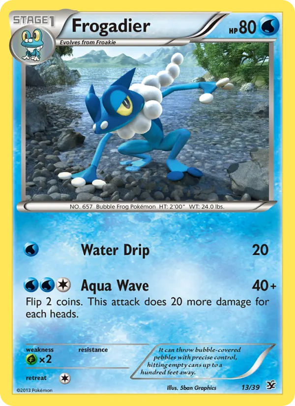 Frogadier #13 – Kalos Starter Set card
