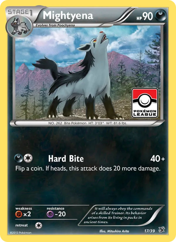 Mightyena #17 – Kalos Starter Set card