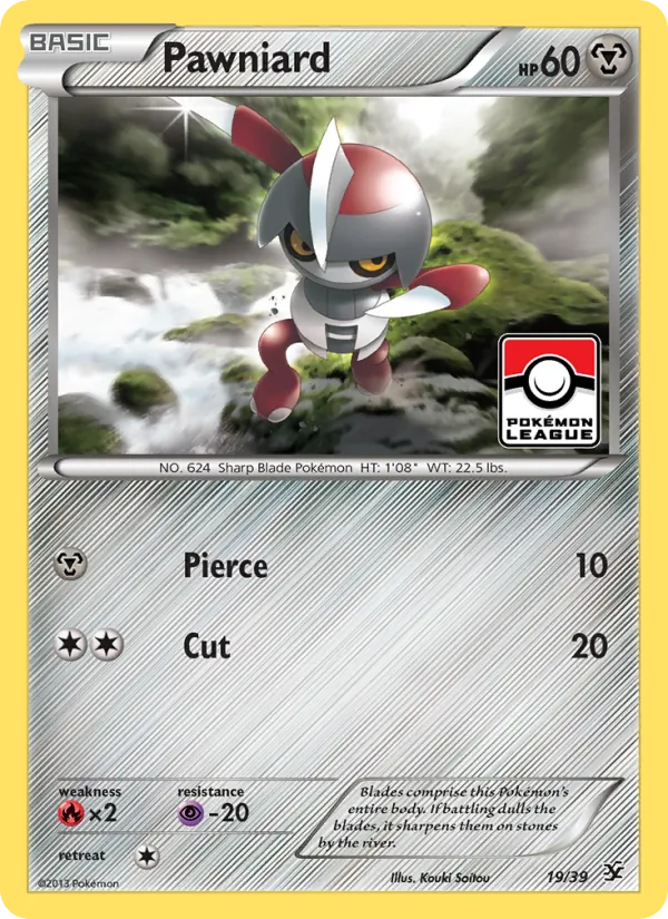 Pawniard #19 – Kalos Starter Set card
