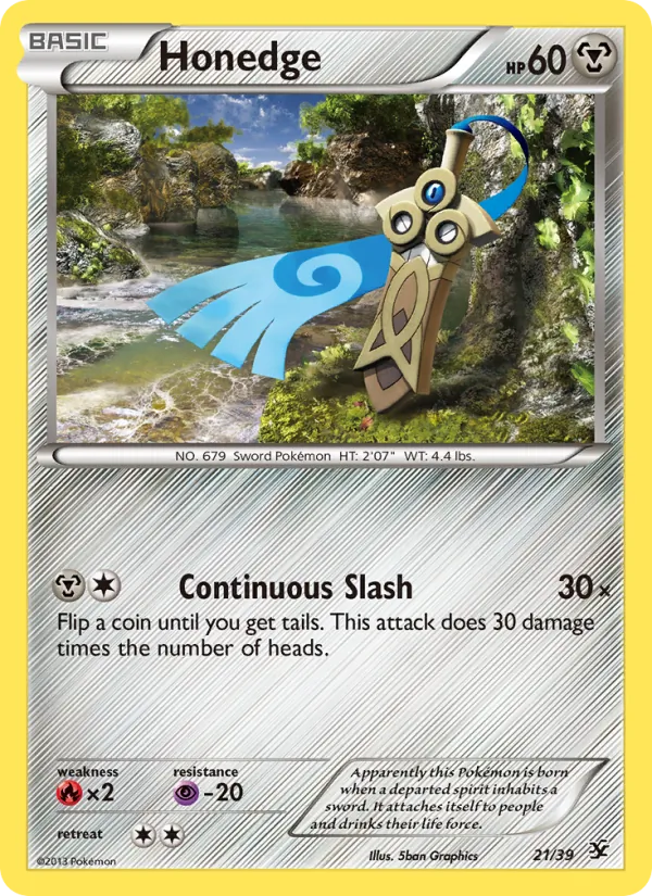 Honedge #21 – Kalos Starter Set card