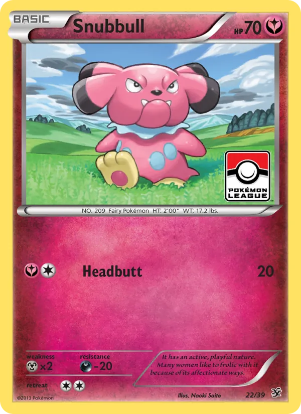 Snubbull #22 – Kalos Starter Set card