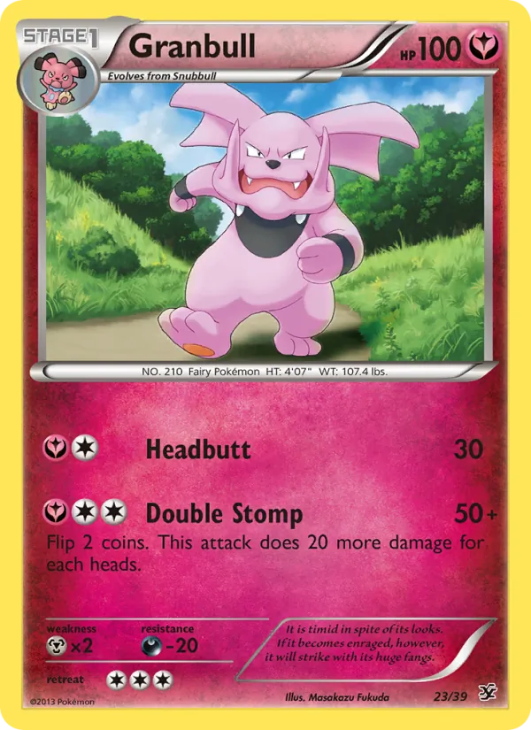 Granbull #23 – Kalos Starter Set card