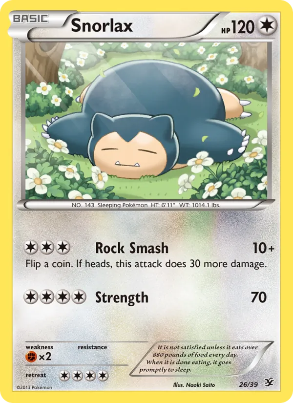 Snorlax #26 – Kalos Starter Set card