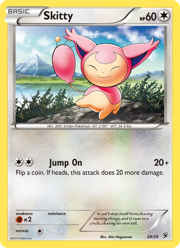 Skitty #28 – Kalos Starter Set card