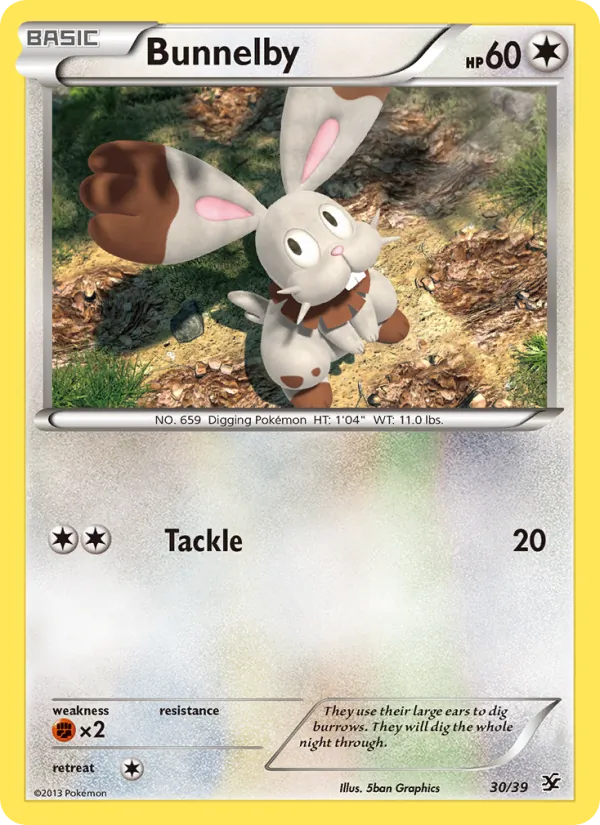 Bunnelby #30 – Kalos Starter Set card