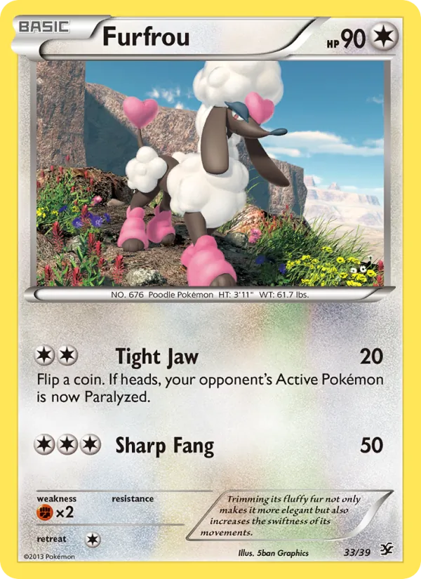 Furfrou #33 – Kalos Starter Set card