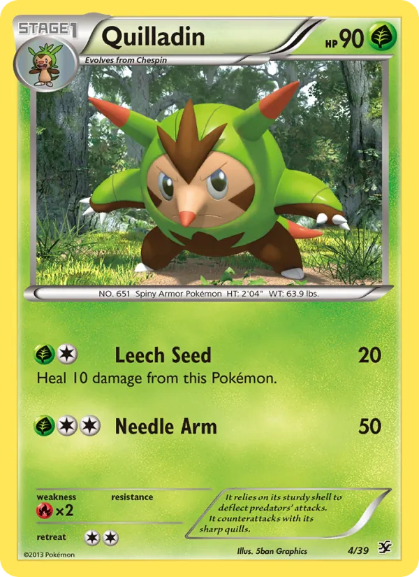 Quilladin #4 – Kalos Starter Set card