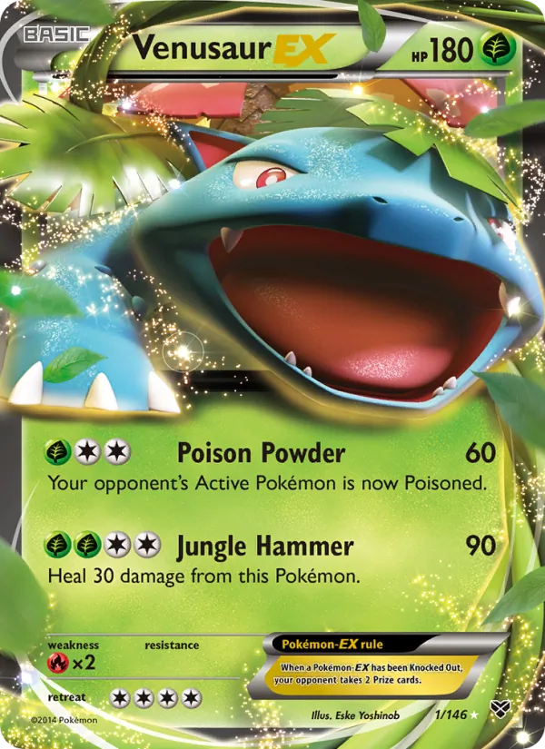 Venusaur EX #1 – XY card