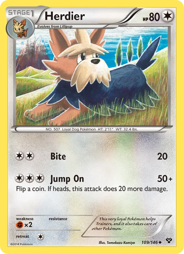 Herdier #109 – XY card