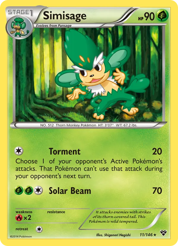 Simisage #11 – XY card