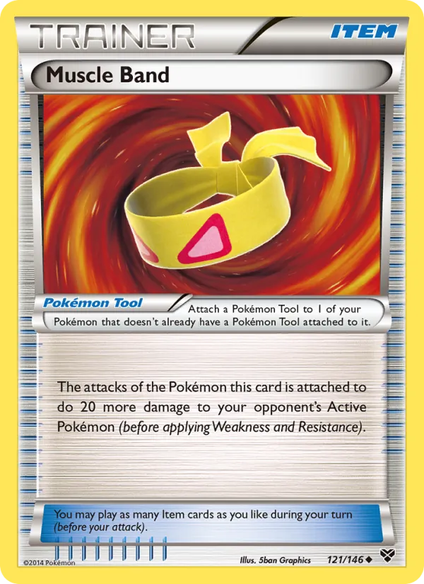 Muscle Band #121 – XY card