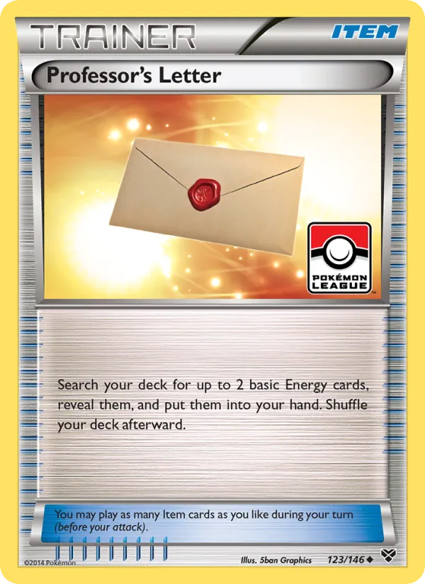 Professor's Letter #123 – XY card