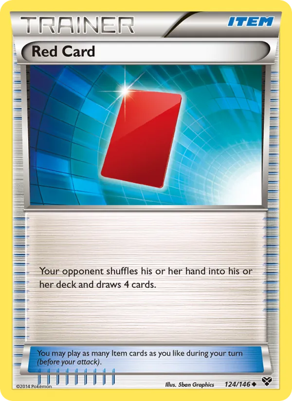 Red Card #124 – XY card